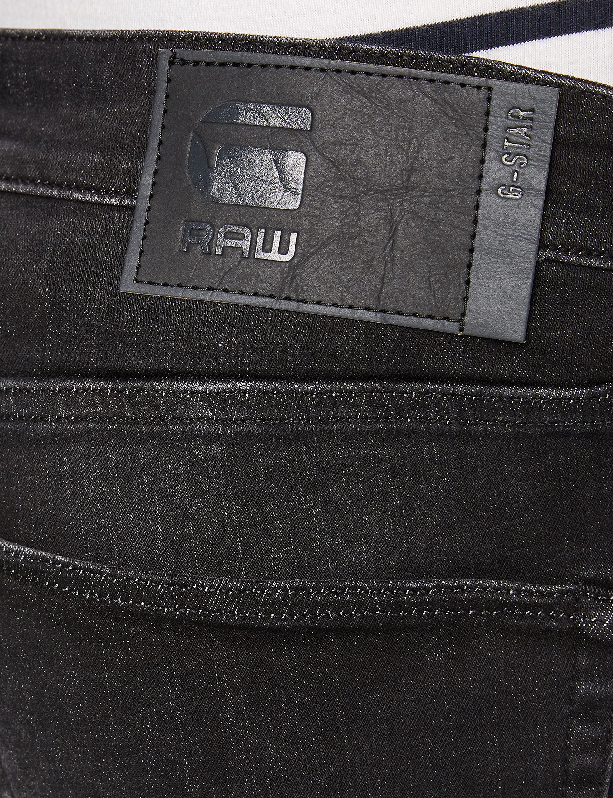 G-STAR RAW Men's 3301 Slim Fit Shorts - Medium Aged Grey, Size 24 | Casual Summer Wear & Street Style Outfits