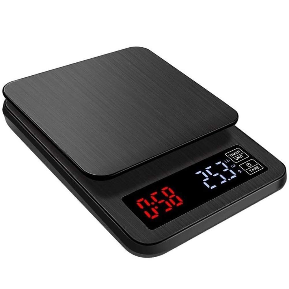 Digital Kitchen Scale 10kg/1g - Stainless Steel Food Scale for Baking & Coffee