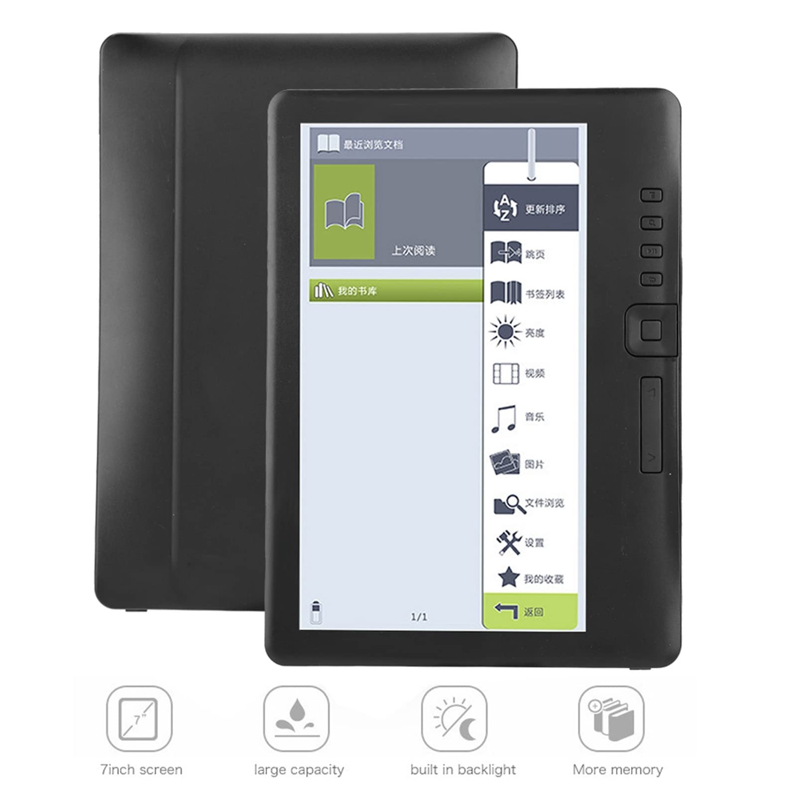 Best Ebook Readers 2024 - 4GB Memory Portable E-Reader for Digital Books | Lightweight & Long Battery Life - Perfect for Travel, Commuting & Reading Anywhere