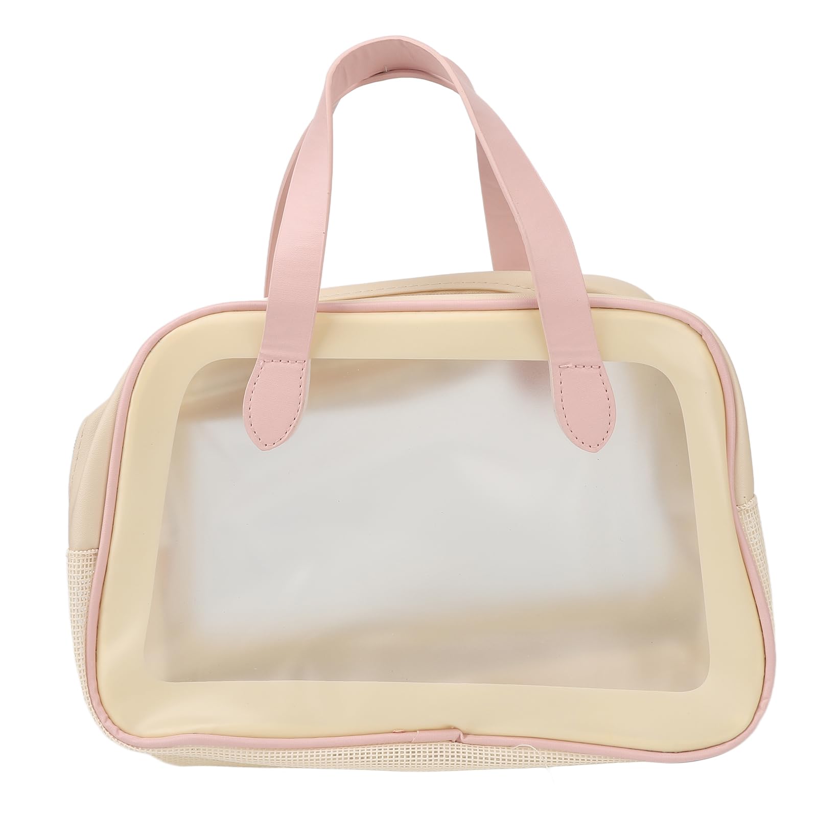 Matte Translucent Toiletry Bag - Waterproof Cosmetic Organizer for Travel & Camping