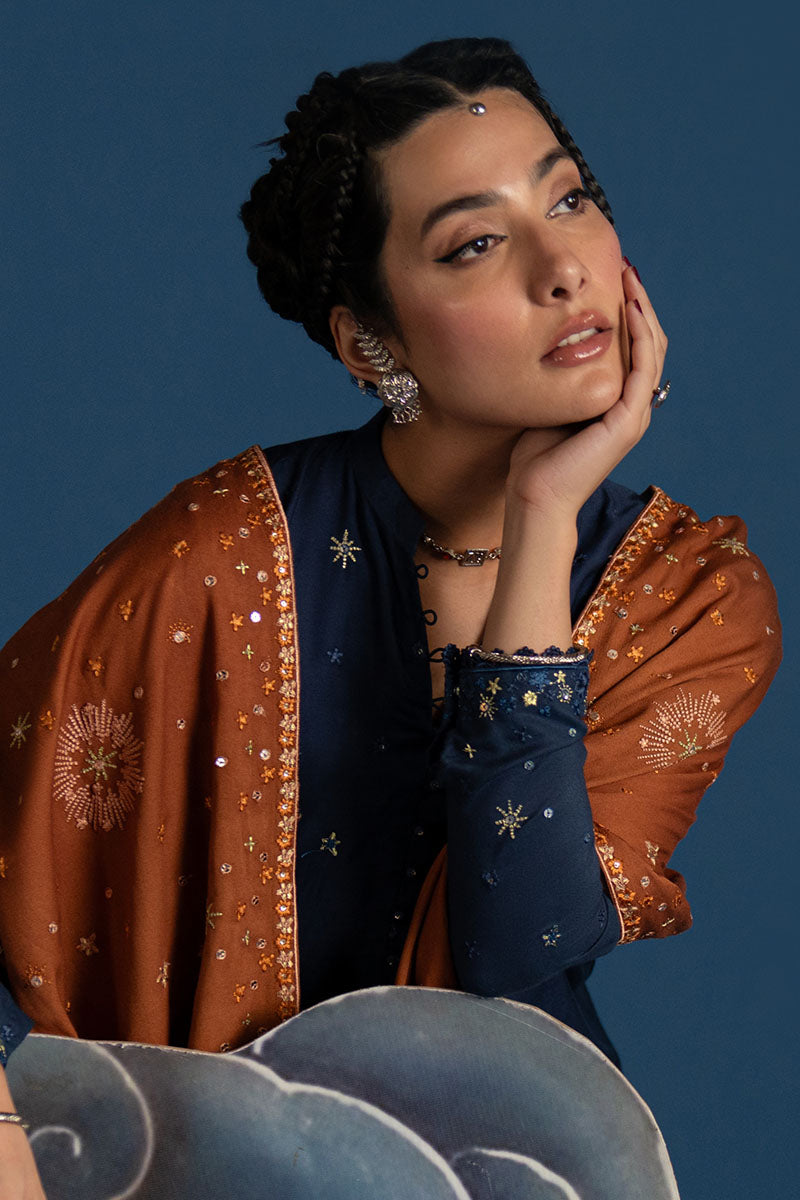 MOONLIGHT STAR 3-Piece Women's Ethnic Outfit Set (Shirt, Pants & Dupatta) - Traditional Indian Kurti Set for Festivals, Weddings & Special Occasions