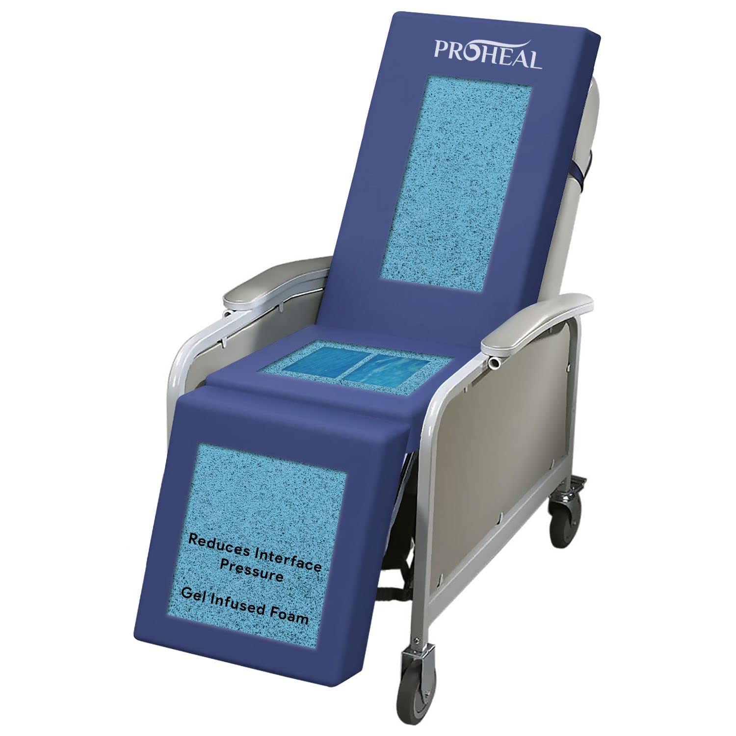 Gel & Foam Geriatric Chair Cushion - 24