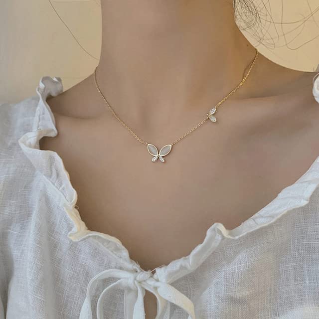 Butterfly Fritillary Necklace for Women - Elegant Simple Dainty Jewelry Gift for Birthday, Anniversary & Special Occasions | Perfect for Everyday Wear, Date Nights & Gift Giving