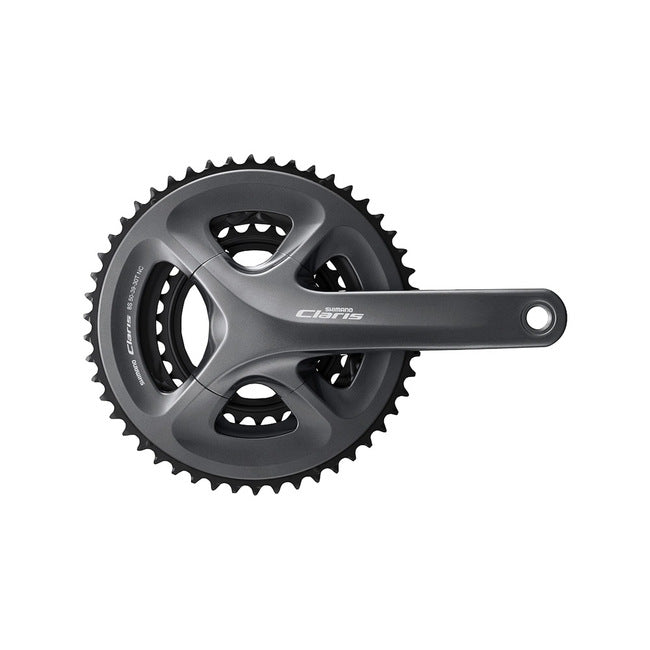 Shimano Claris FC-R2030 Front Chainwheel Set - 175mm, 50/39/30T, 8-Speed Compatible (Without Bottom Bracket) - Perfect for Road Bike Upgrades & Commuter Bicycles