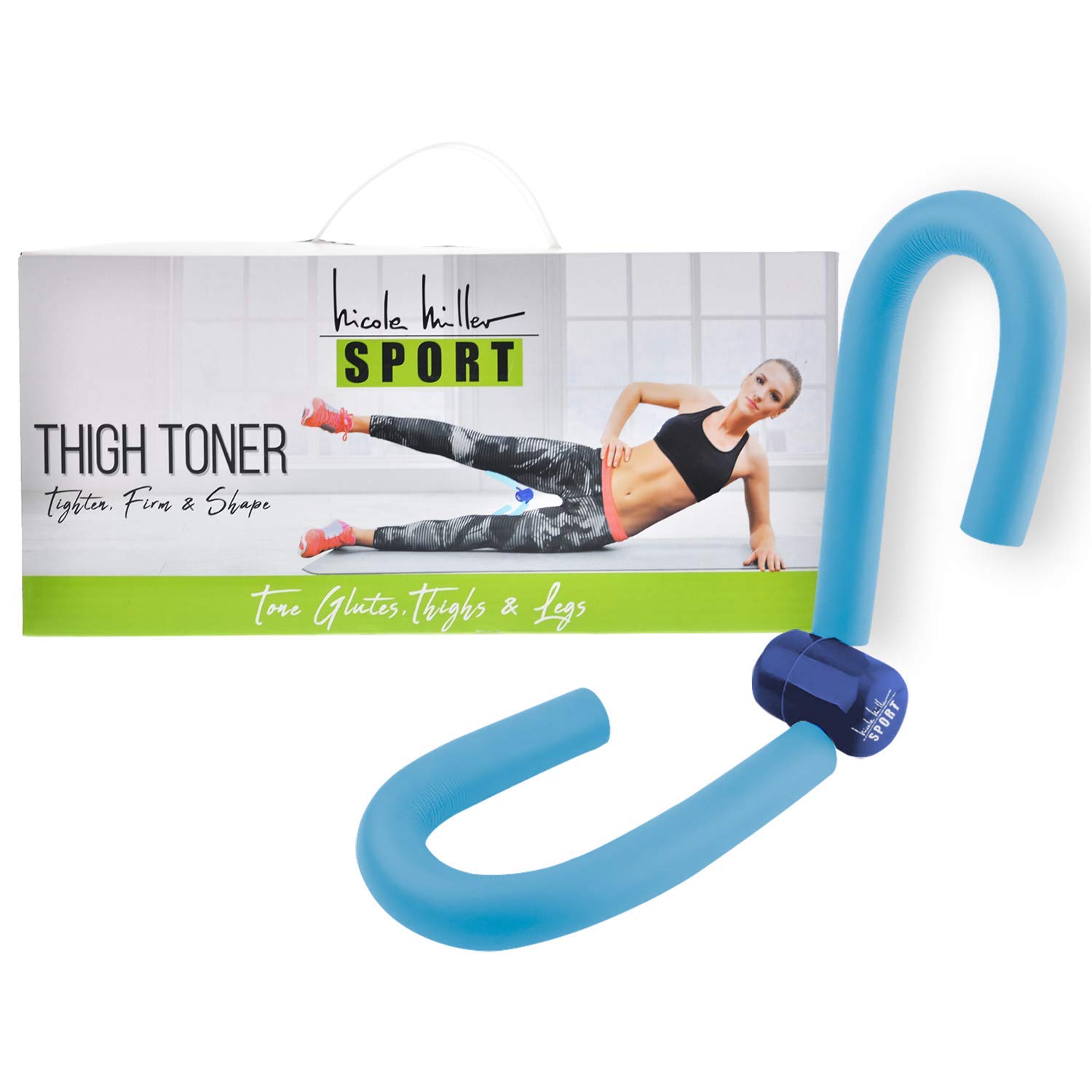 Nicole Miller Thigh Master Workout Equipment - Inner Thigh Toner, Arm Trimmer & Leg Exercise Machine for Home Gym | Perfect for Toning Legs, Arms & Core at Home or Office