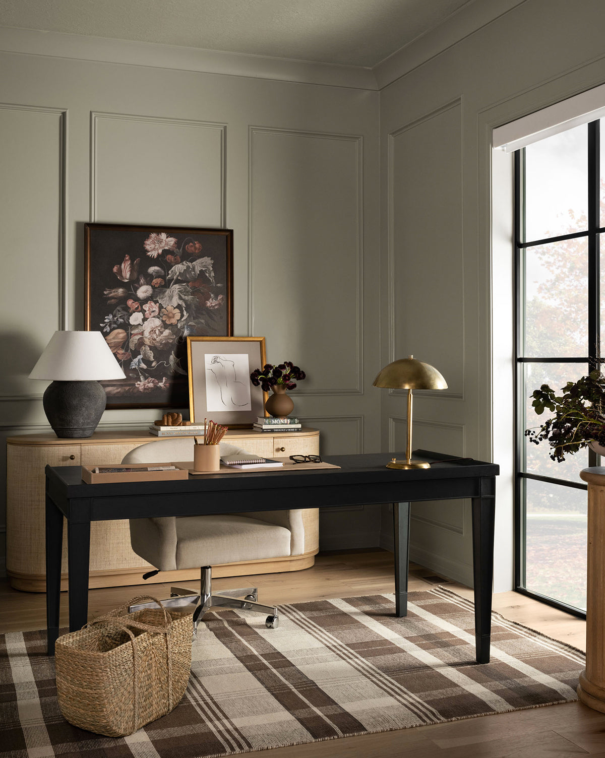 Orton Handwoven Wool Rug - Soft & Durable 5x7 Area Rug for Living Room, Bedroom, or Office - Eco-Friendly & Non-Slip