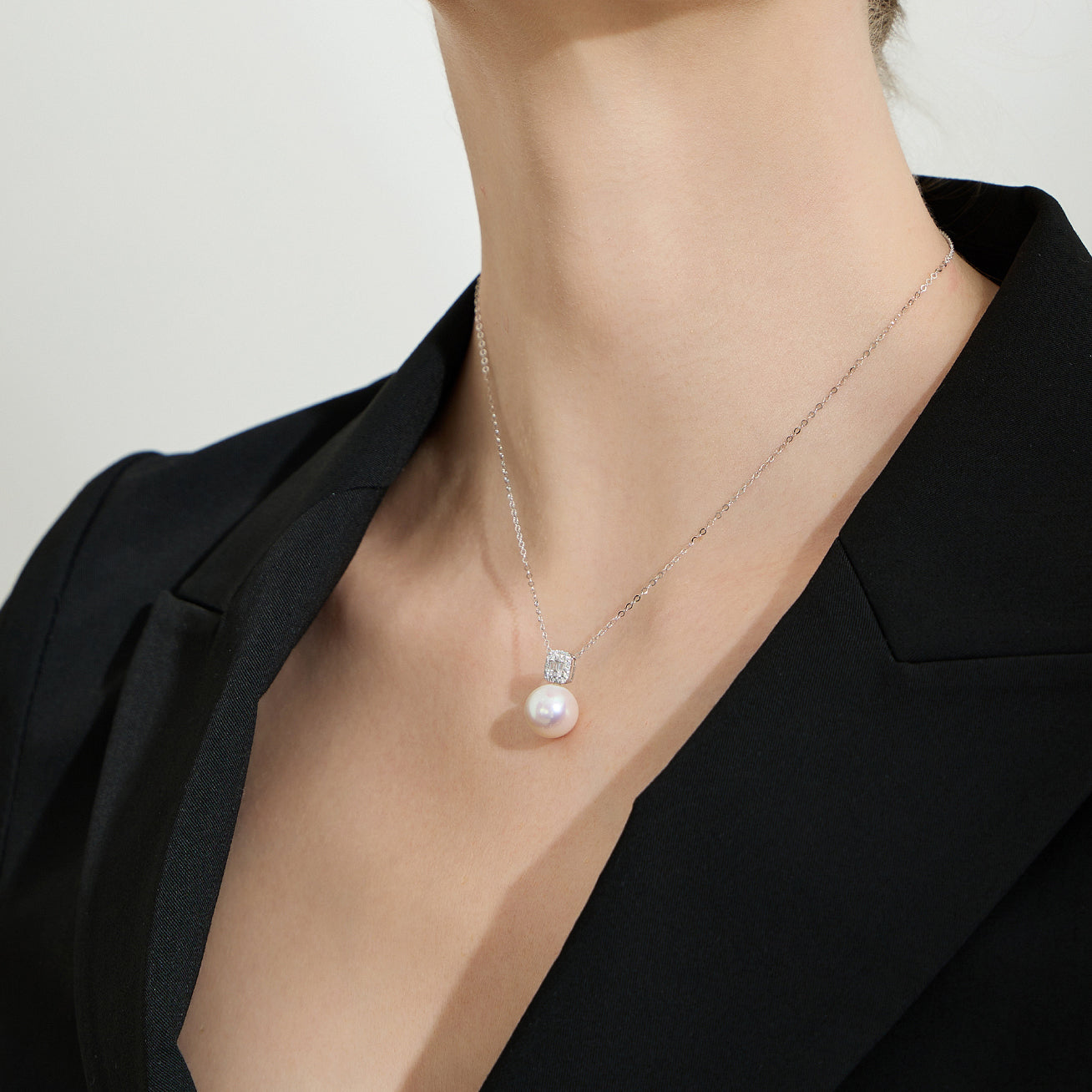 18K Solid Gold Edison Pearl Necklace for Women - Classic Elegant Jewelry Gift for Wedding, Anniversary & Special Occasions - KN00228