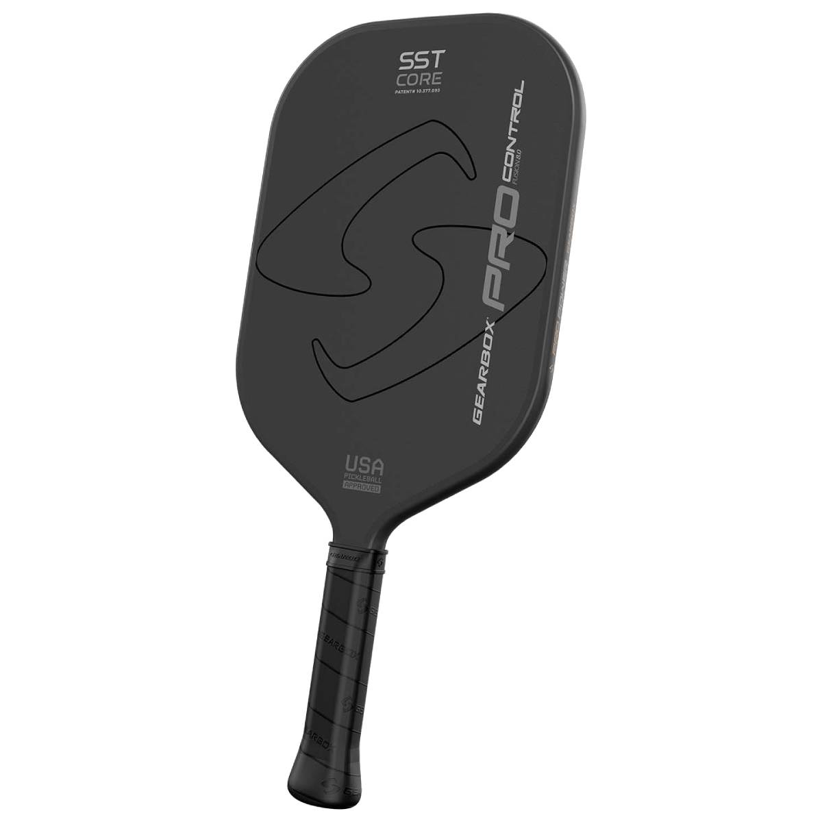 Gearbox Pro Control Integra Pickleball Paddle - 8.0 oz Lightweight Carbon Fiber Paddle for Advanced Players | Perfect for Tournaments, Practice & Recreational Play
