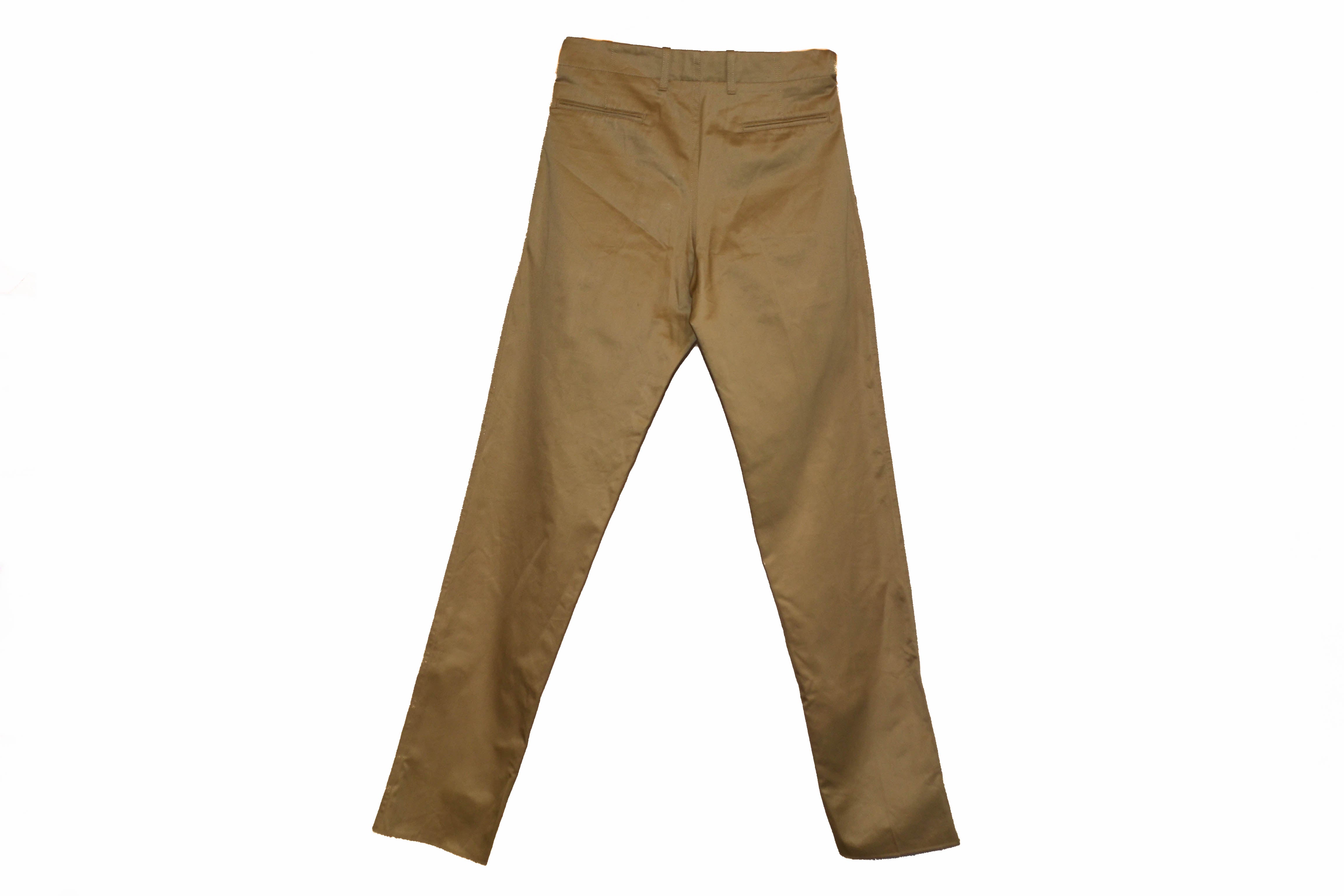 Authentic Louis Vuitton Green Cotton Men's Pants Size 50 - Luxury Casual Wear for Business & Travel
