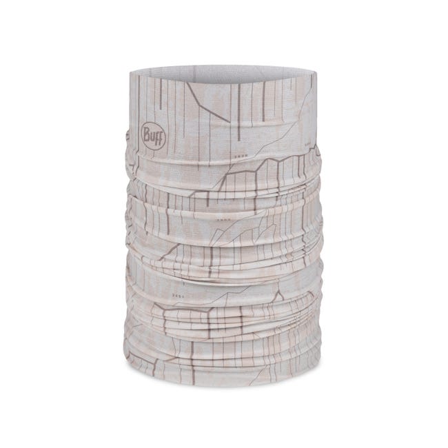 BUFF Coolnet UV Multifunctional Headwear - Abies Birch Grey - Moisture-Wicking, Sun Protection for Running, Hiking & Outdoor Activities