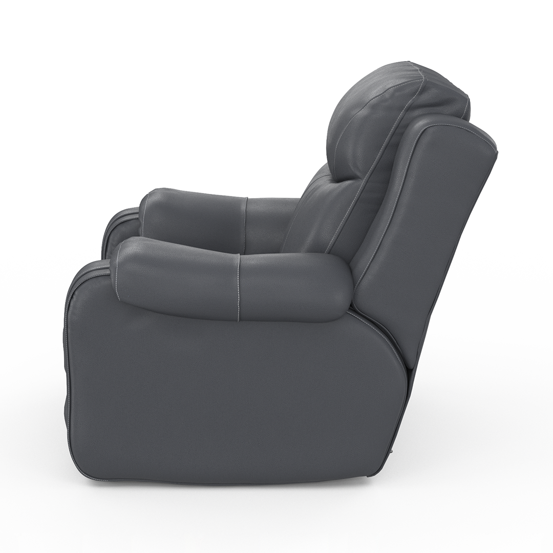 Marvel Rocker Recliner Chair - Comfortable Swivel Glider with Lumbar Support - Perfect for Nursery, Living Room & Home Theater Relaxation