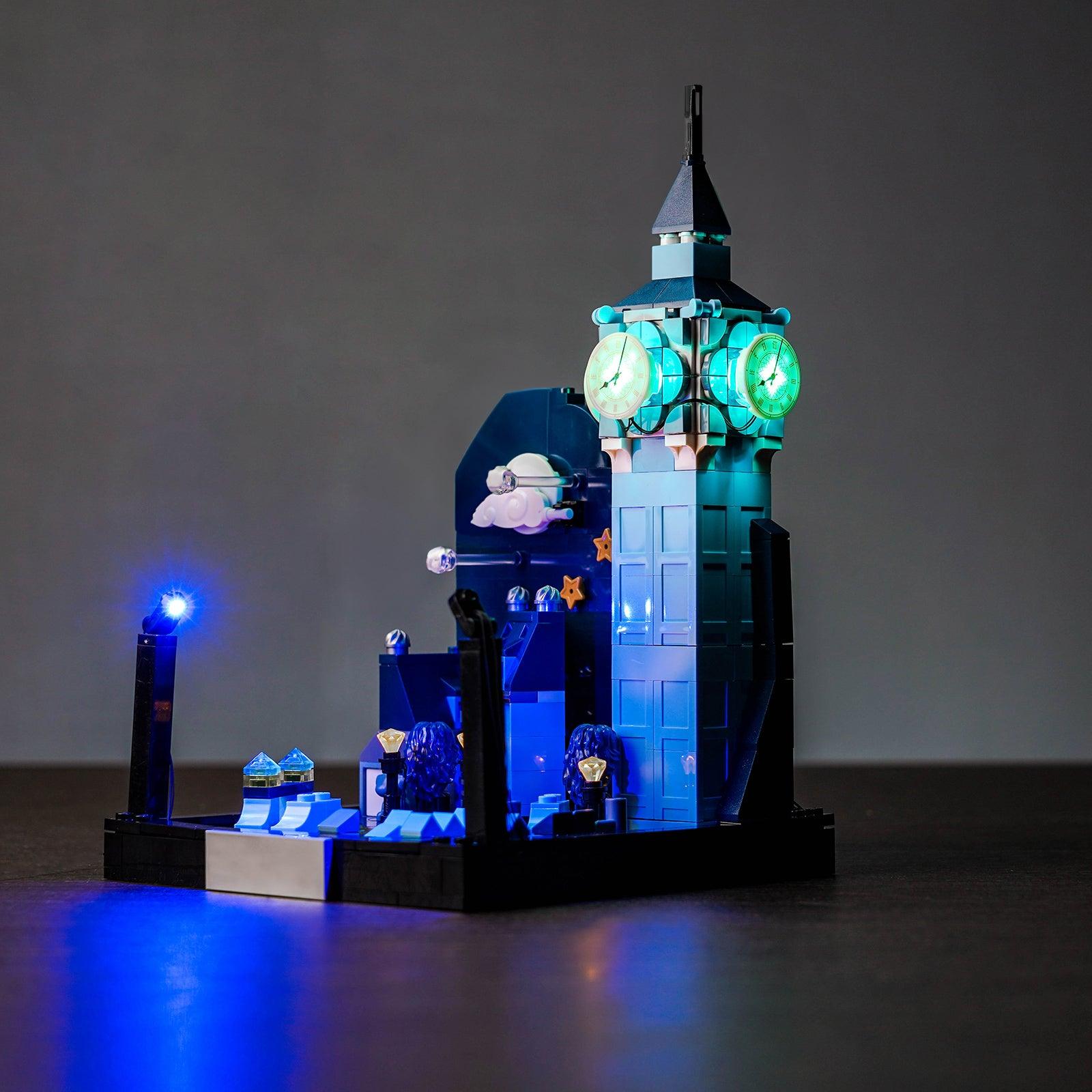 LEGO Peter Pan & Wendy's Flight over London 43232 Building Kit with Light - Disney Movie Set for Kids & Collectors - Perfect for Bedroom Decor & Playtime Adventures
