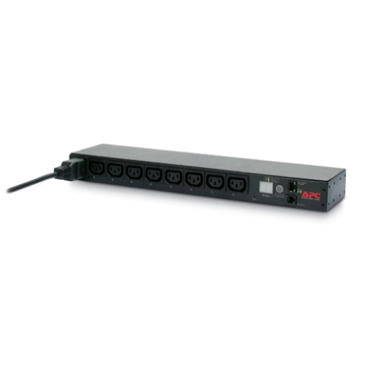 APC AP7921 Switched Rack PDU - 8 Outlets (8x C13), 1U, 16A, 208/230V - Ideal for Server Racks, Data Centers & Network Equipment Power Distribution