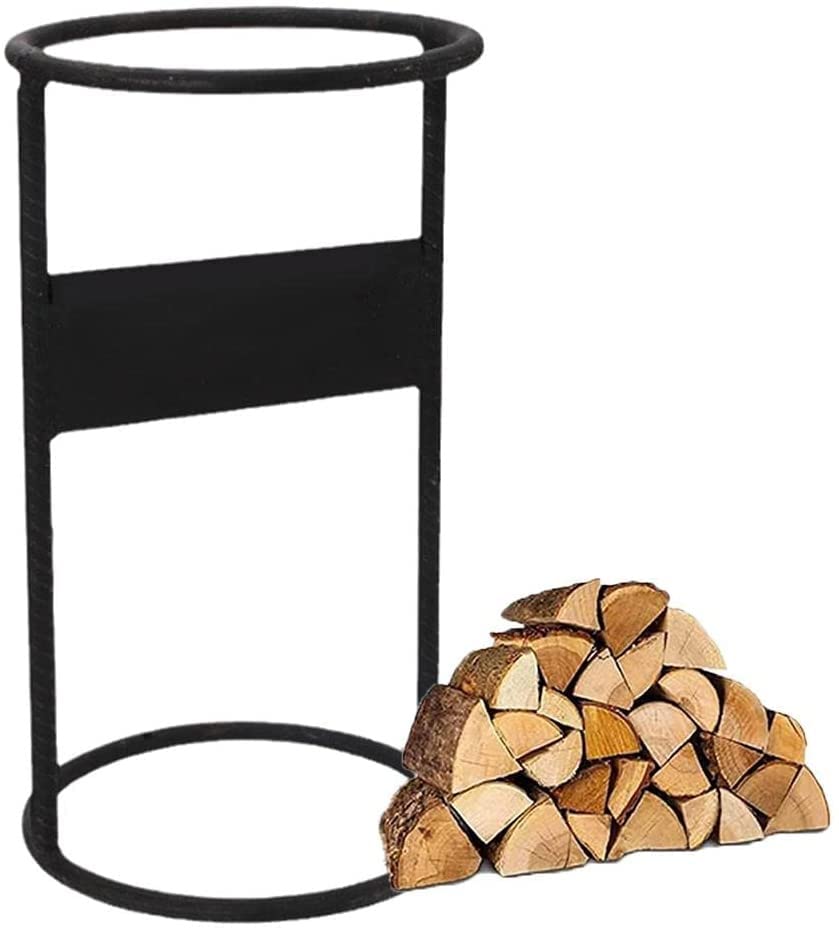 YAOJIA Manual Log Splitter Wedge - Heavy Duty Cast Iron Firewood Splitter for Home, Fireplace & Camping - Perfect for Splitting Firewood, Kindling & Outdoor Use (Black)