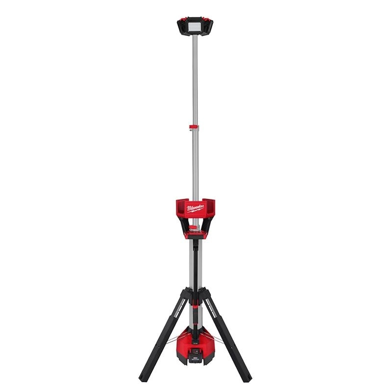 M18 18V Lithium-Ion Cordless ROCKET Tower Light & Charger Kit (2136-21) - Perfect for Construction Sites, Emergency Lighting, and Outdoor Work Areas
