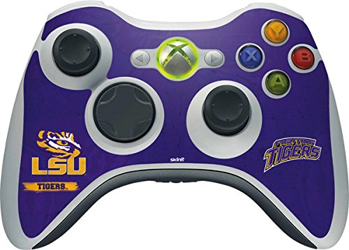 Official LSU Tigers Gaming Skin for Xbox 360 Wireless Controller - Custom Decal Sticker, Officially Licensed College Design - Perfect for Game Nights, Gifts & Fan Collections