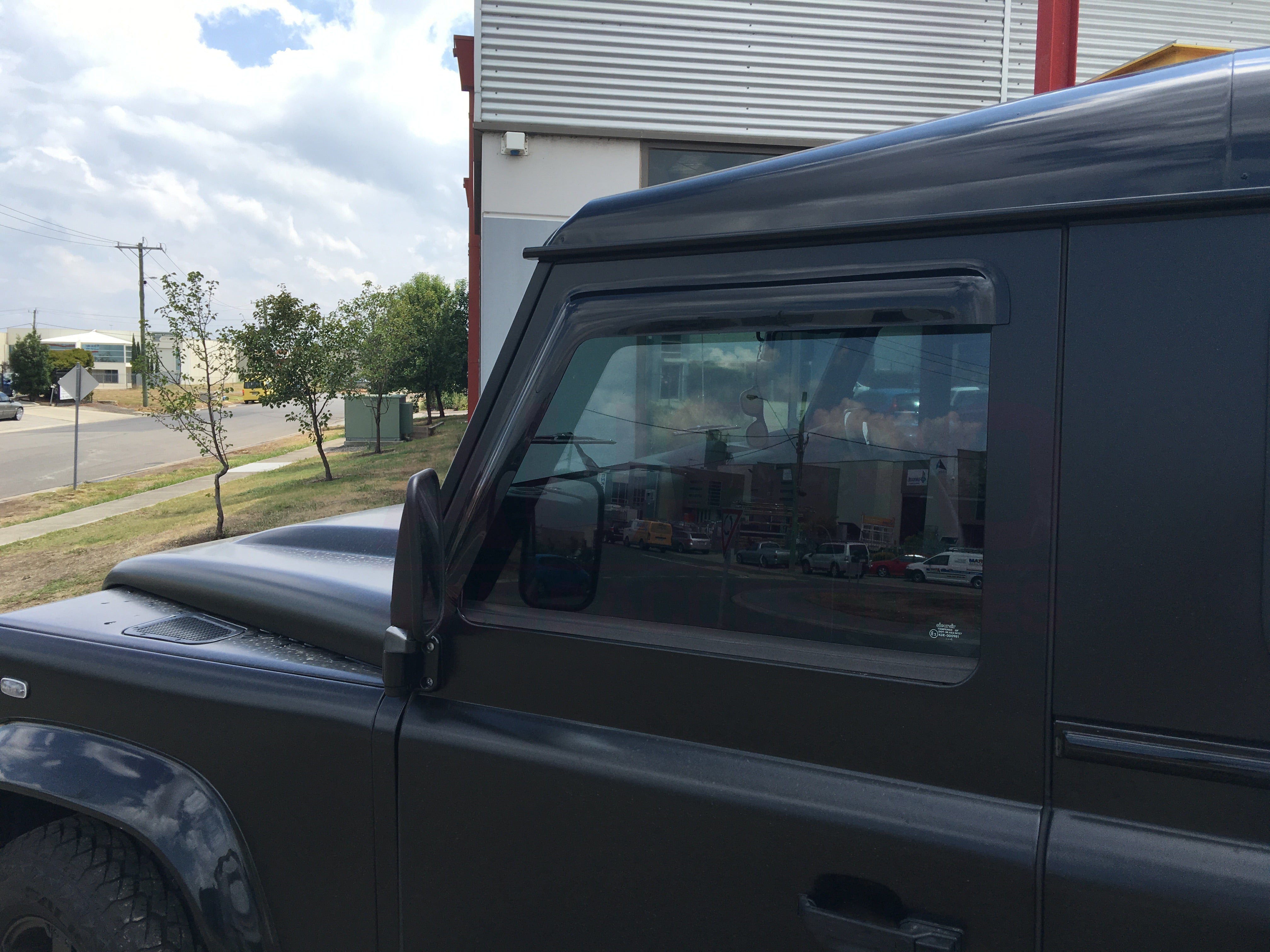 Land Rover Defender Weather Shields (1993-2019 Models) - Durable Rain Guards for Off-Road Adventures & Daily Driving Protection