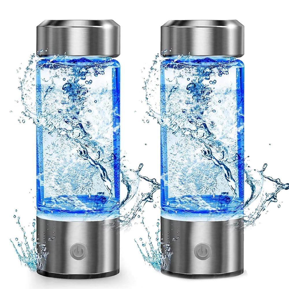 Premium Hydrogen Water Bottle Generator - Portable Hydrogen Infuser for Alkaline Water, Wundr Hydrogen Water Machine for Health & Hydration | Perfect for Travel, Gym & Daily Wellness