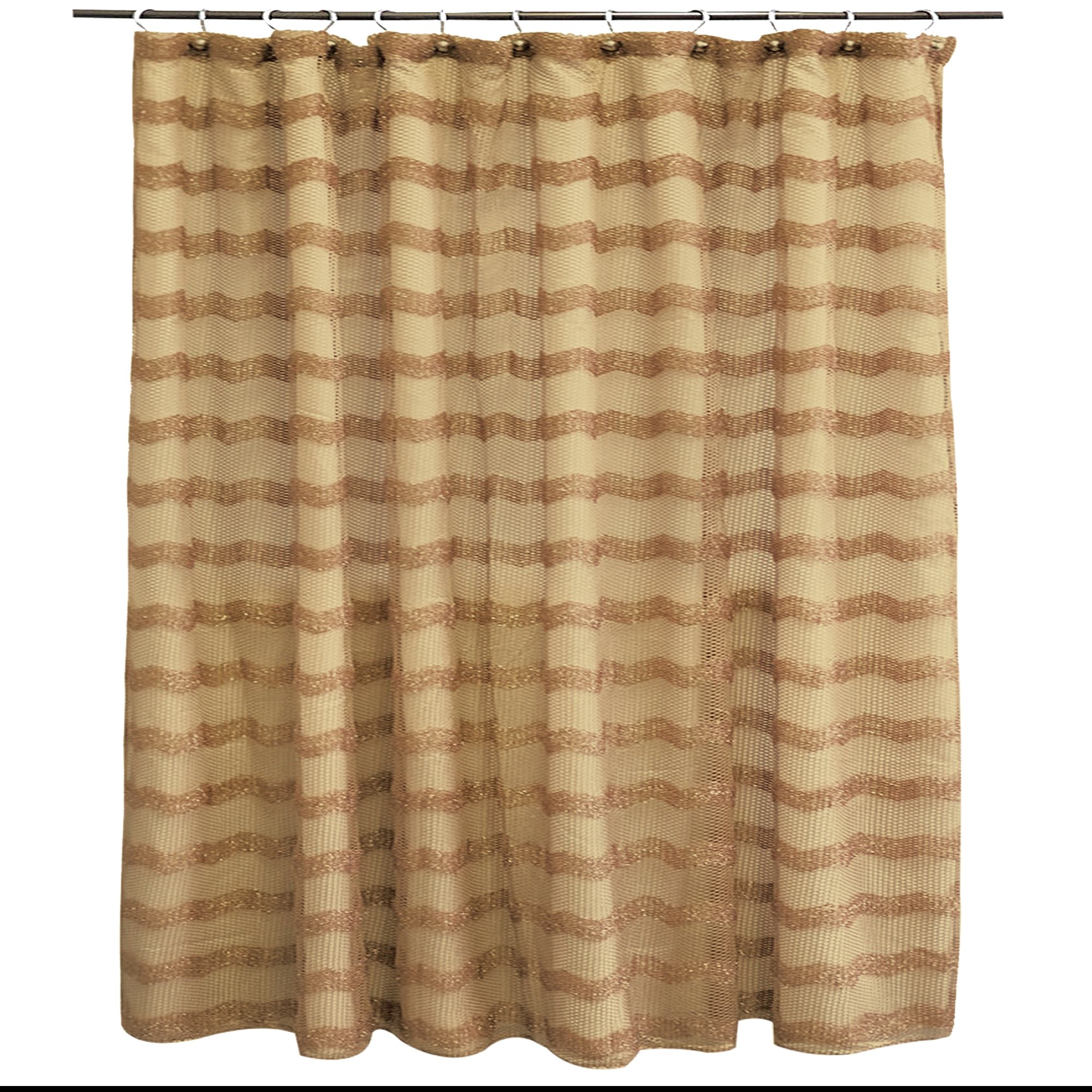 Stylish Bronze Shower Curtain 847758 - Waterproof Bathroom Decor for Modern Homes | Perfect for Bathrooms, Showers & Spa Retreats