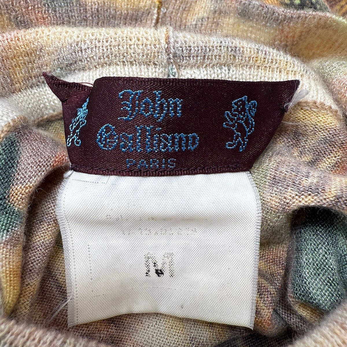 John Galliano Women's Turtleneck Sweater - Soft Knit Long Sleeve High Neck Pullover for Winter Fashion & Office Wear