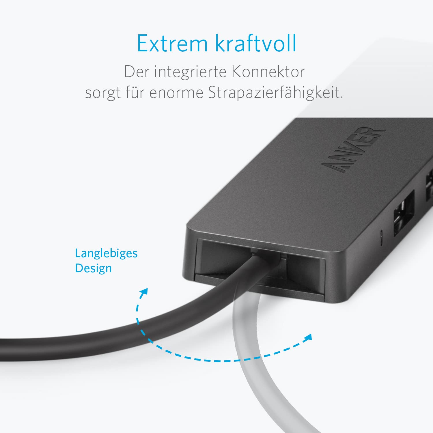 Anker 4-Port USB 3.0 Ultra Slim Data Hub for MacBook, iMac, Surface Pro, XPS & PC - High-Speed USB Splitter for External Hard Drives, Flash Drives & Mobile Devices - Perfect for Home Office, Travel & Workspace Expansion