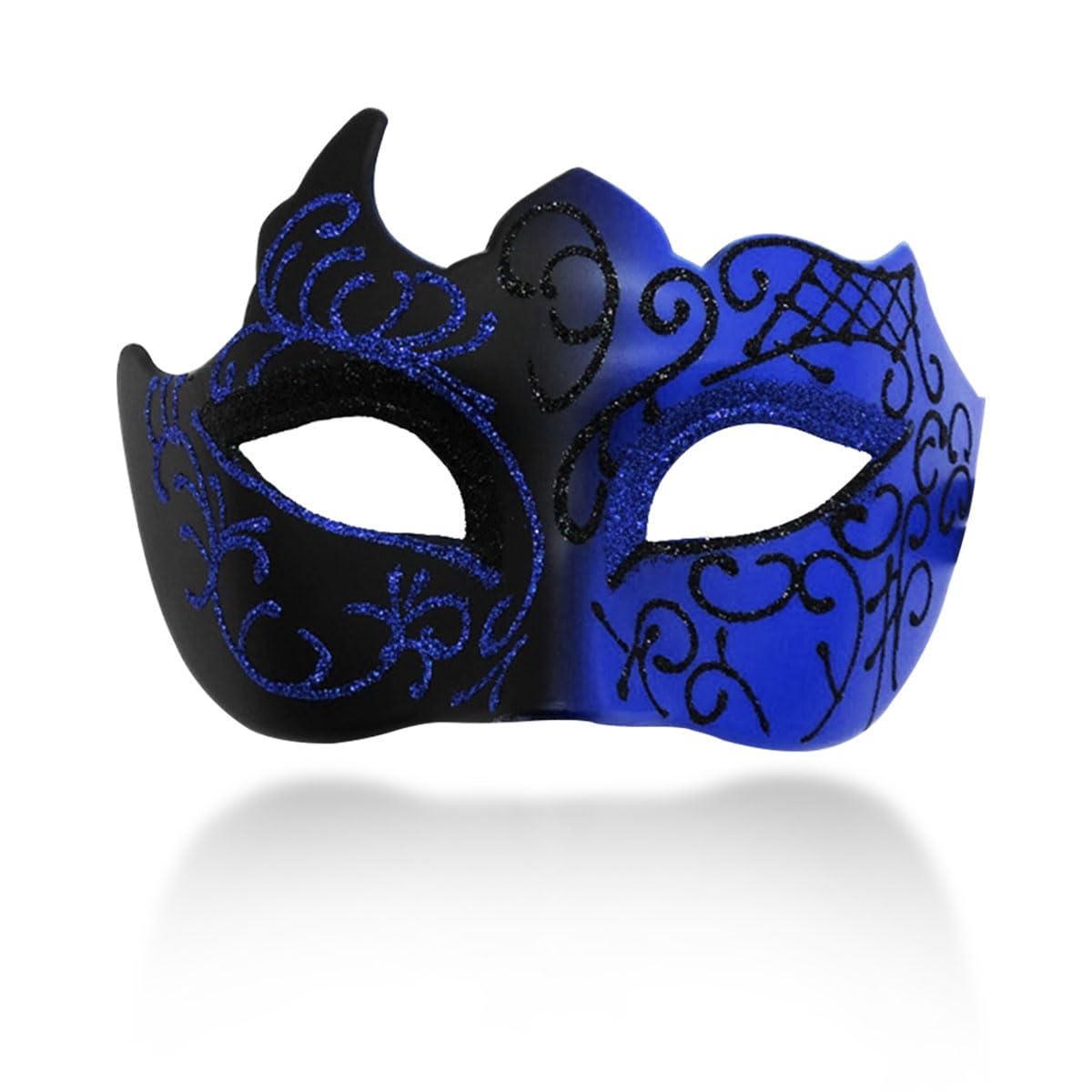 Elegant Venetian Masquerade Mask for Men & Couples - Halloween, Mardi Gras, Costume Party, Prom, Ball - Perfect for Carnival, Themed Events & Romantic Date Nights