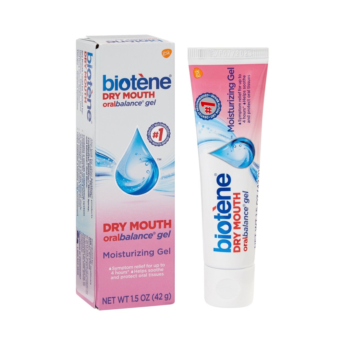 Biotene Dry Mouth Oral Balance Gel for Dry Mouth Relief - Moisturizing Mouth Gel for Dry Mouth Symptoms, Bad Breath, and Oral Discomfort - Perfect for Nighttime Use, Travel, and Post-Dental Care