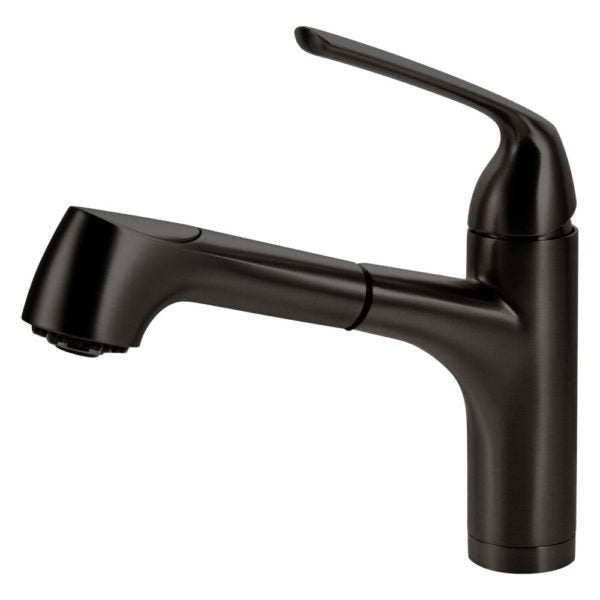 QUPO 2010 OB Quantum Bar Dual Function Pull Out Kitchen Faucet in Oil Rubbed Bronze - Modern Touchless Kitchen Sink Faucet for Easy Cooking and Cleaning