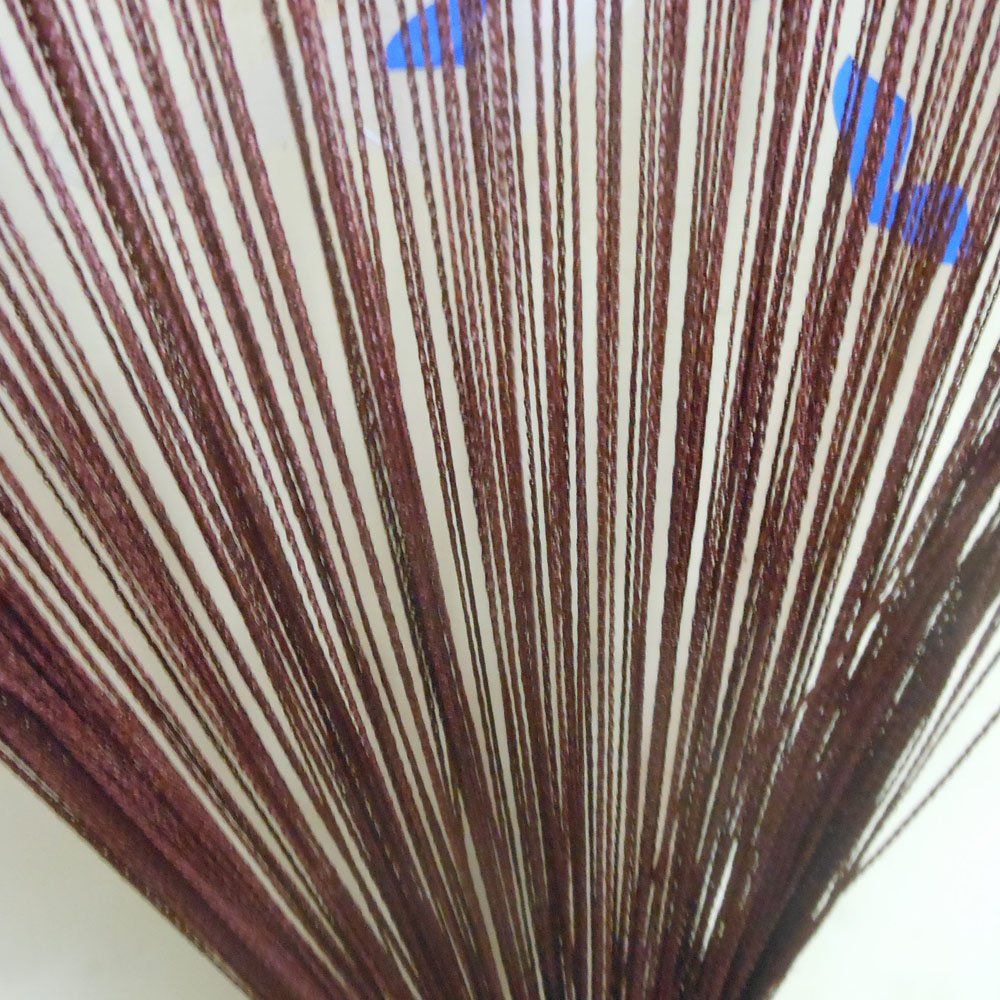 100cm x 200cm Decorative String Fringe Door Curtain - Boho Room Divider & Window Screen Panel in Brown | Perfect for Bedroom, Living Room, and Doorway Decor