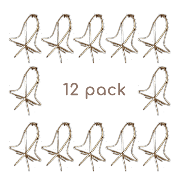 12 Pack Cuttlebone and Millet Clips - Natural Bird Calcium Supplement & Foraging Toy for Parrots, Cockatiels, Budgies - Perfect for Bird Cages & Aviaries