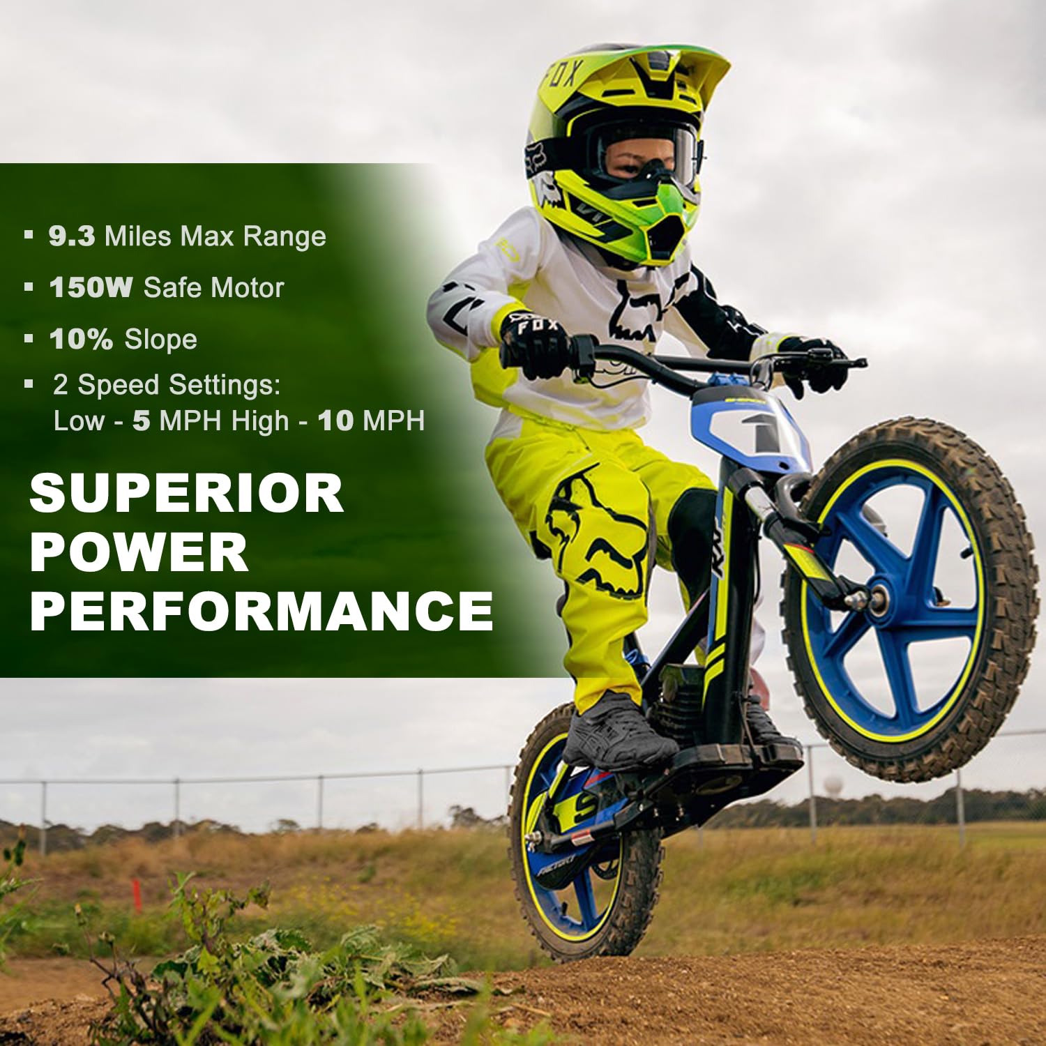Best Lightweight Electric Dirt Bike for Kids - 170W/340W Motor, 10-12MPH Speed, 24V Removable Battery, Dual Hand Brakes - Perfect for Ages 3-12 - Ideal for Backyard Riding, Park Adventures & Off-Road Trails