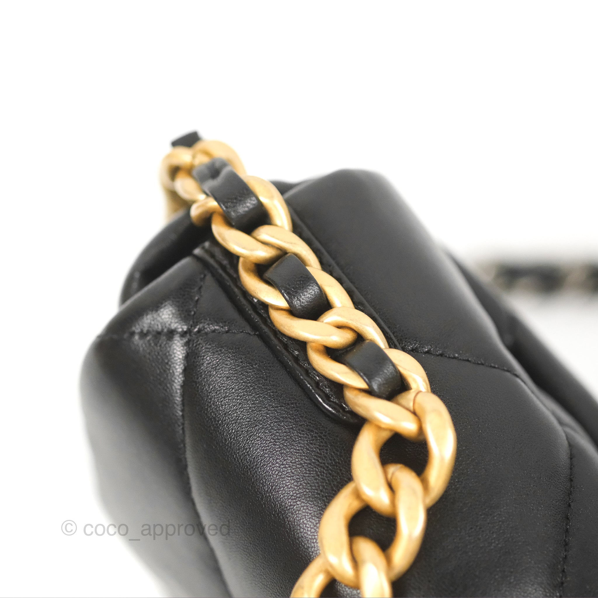 Chanel 19 Small Handbag Black Mixed Hardware - Luxury Designer Crossbody Bag for Women, Perfect for Date Night & Evening Events