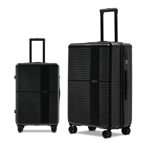Ginza Travel Hardside Spinner Luggage 2-Piece Set (20/28 Inch) - Lightweight Durable Suitcase for International Flights & Business Trips