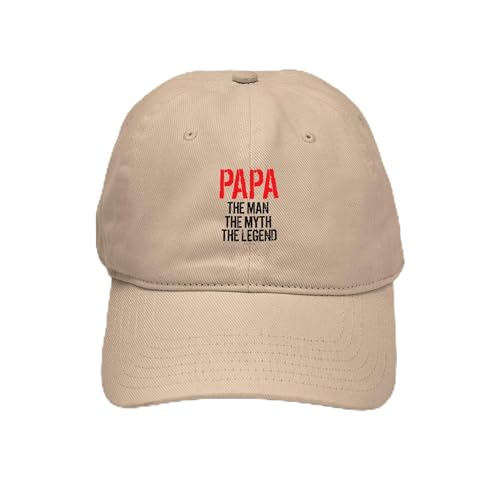 Khaki - Papa, Man, Myth, Legend Cap