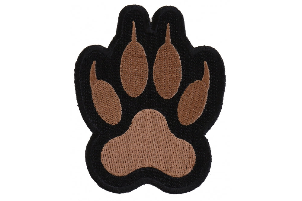 Dog Paw Print Patch - Embroidered Iron-On Applique for Pet Clothes & Accessories - Perfect for DIY Dog Bandanas, Jackets & Pet Gifts