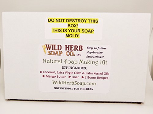 Cold Process Soap Making Kit with Honey and Oats - DIY Natural Handmade Soap Supplies for Gifts, Home Spa, and Crafting