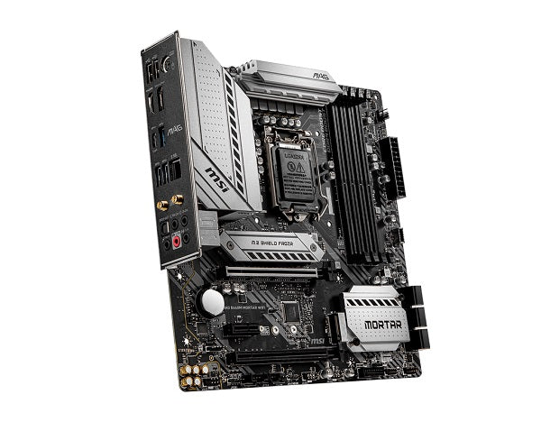 MAG B460M Mortar WiFi Intel 10th Gen LGA 1200 mATX Motherboard - Gaming, Streaming & Productivity PC Builds
