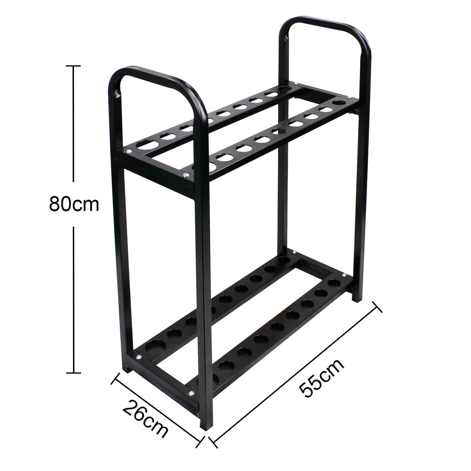 Premium Acrylic Golf Club Organizer - 18 Hole Golf Putter Rack for Display & Storage | Perfect for Home, Office, or Pro Shop Organization