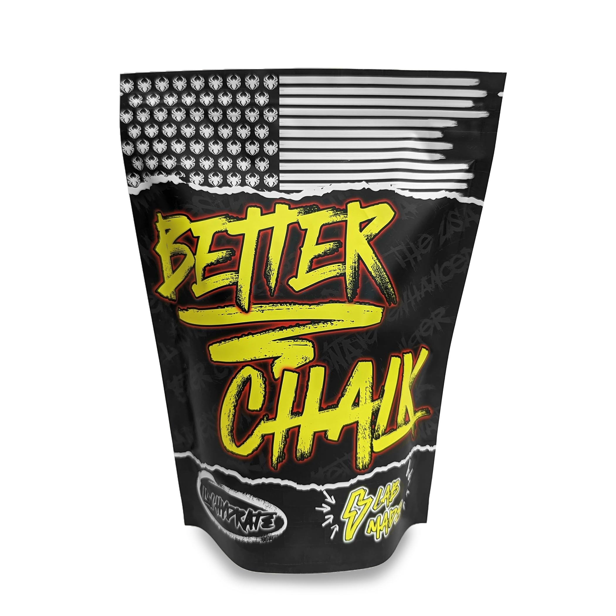 SPIDER CHALK Premium Climbing Chalk - 10 oz Lab-Grade Magnesium Carbonate Powder | Skin-Friendly, Enhanced Grip for Rock Climbing & Bouldering | Made in USA for Better Performance