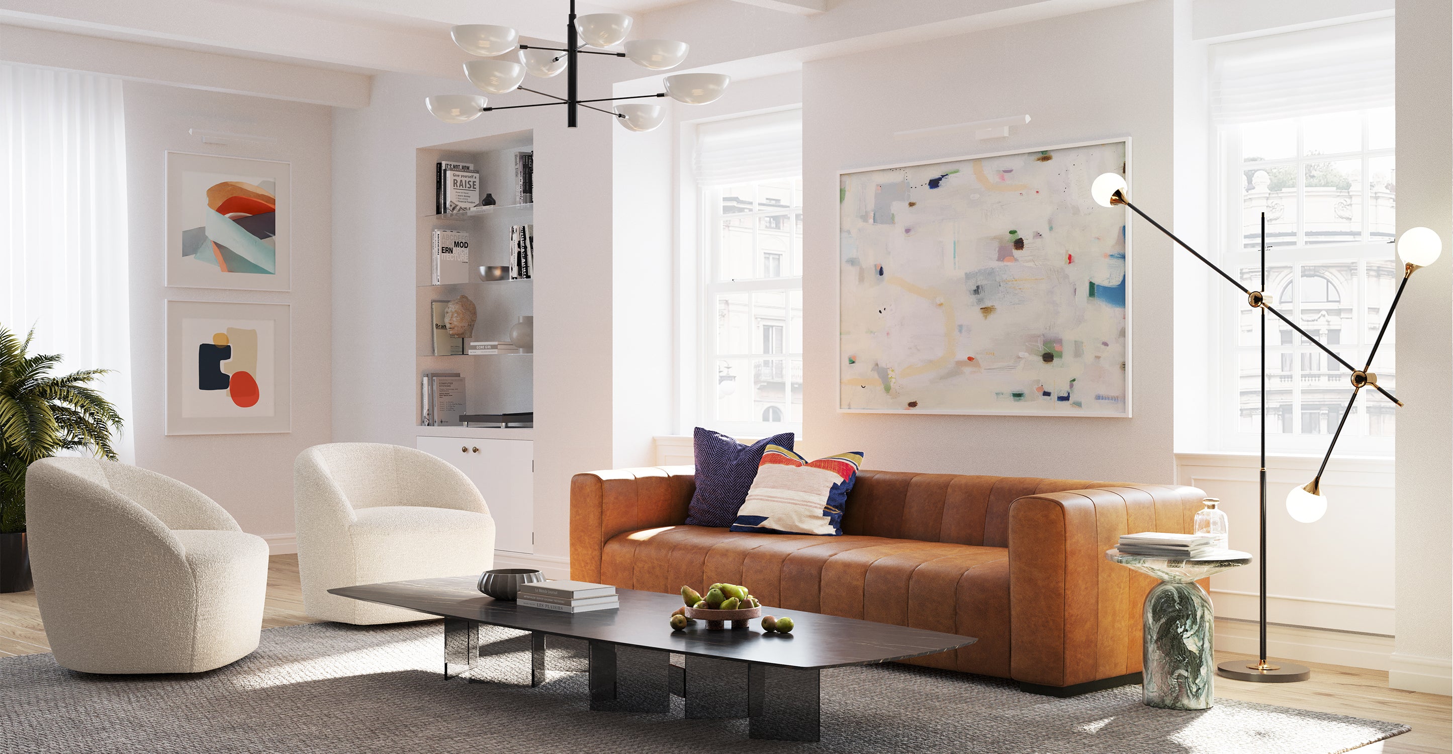 Canale 86 Sofa - Modern Comfortable Living Room Couch for Small Spaces, Apartments & Cozy Home Decor