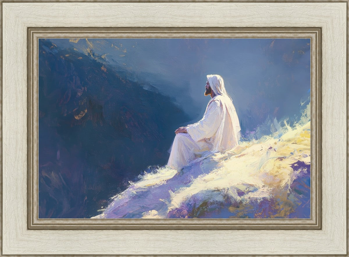 Contemplation By Justin Anna Culebro - Abstract Wall Art Painting for Home & Office Decor | Perfect for Living Room, Bedroom or Meditation Space