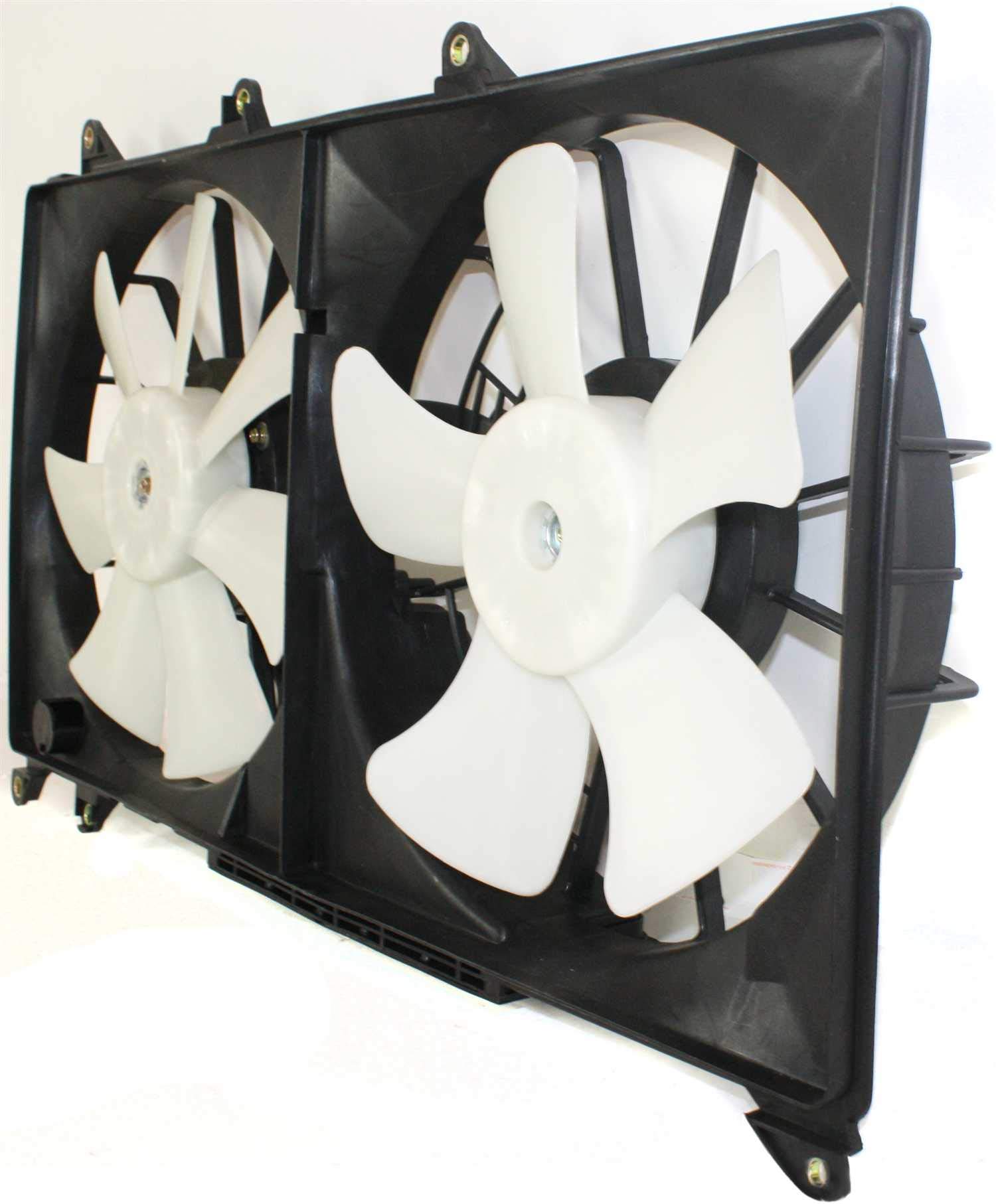Go-Parts - Replacement Radiator Fan Shroud Assembly for 2001-2005 Lexus IS300 (2002 2003 2004 Models) - Dual Fan with Coolant Tank - Perfect for Engine Cooling System Repair & Maintenance