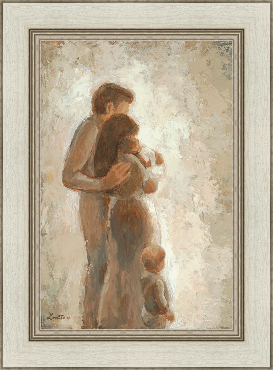 Family Looking Towards the Light - Inspirational Wall Art for Home Decor | Motivational Canvas Print for Living Room, Bedroom & Office | Perfect Gift for Family & Friends