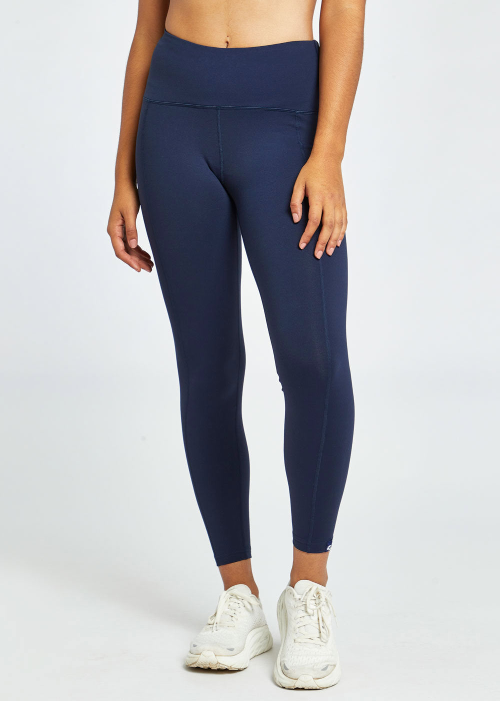 Mo Women's High-Waisted 7/8 Running Tights - Breathable Workout Leggings for Yoga, Gym & Outdoor Jogging
