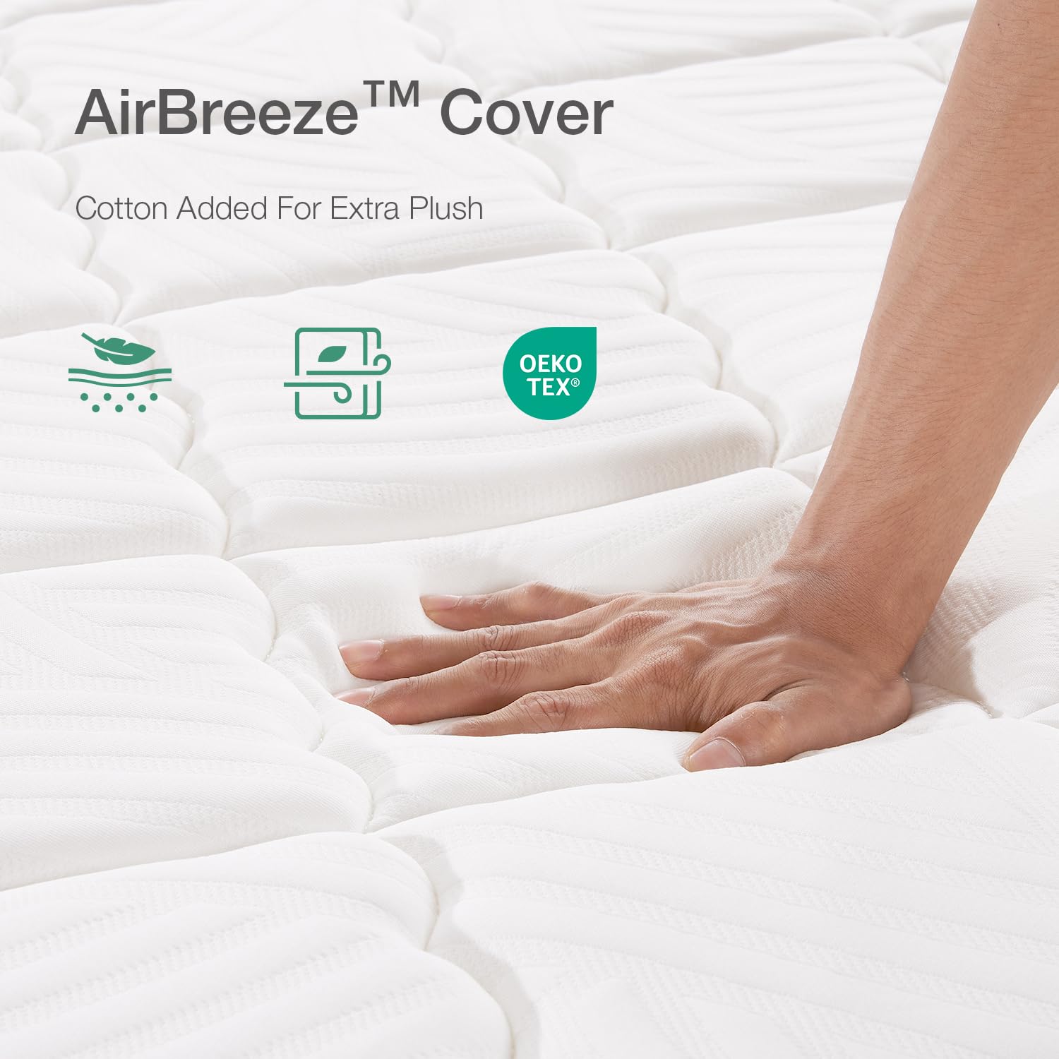 Novilla 10 Inch Queen Size Hybrid Mattress - Gel Memory Foam & Pocket Springs for Back Pain Relief - CertiPUR-US Certified - Perfect for Bedroom, Guest Room & RV Use