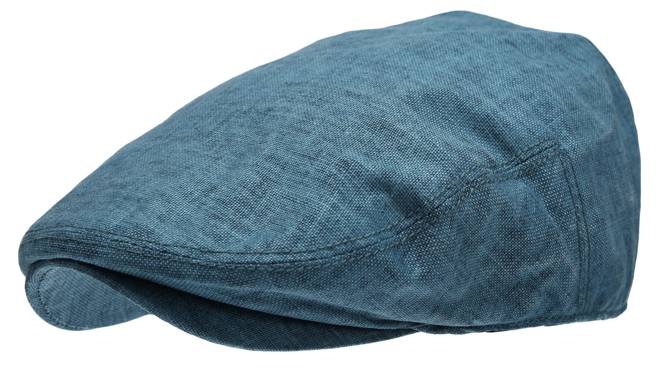 Men's Linen Flat Ivy Gatsby Summer Newsboy Hat - Vintage Style Casual Cap for Outdoor, Beach, and Summer Fashion