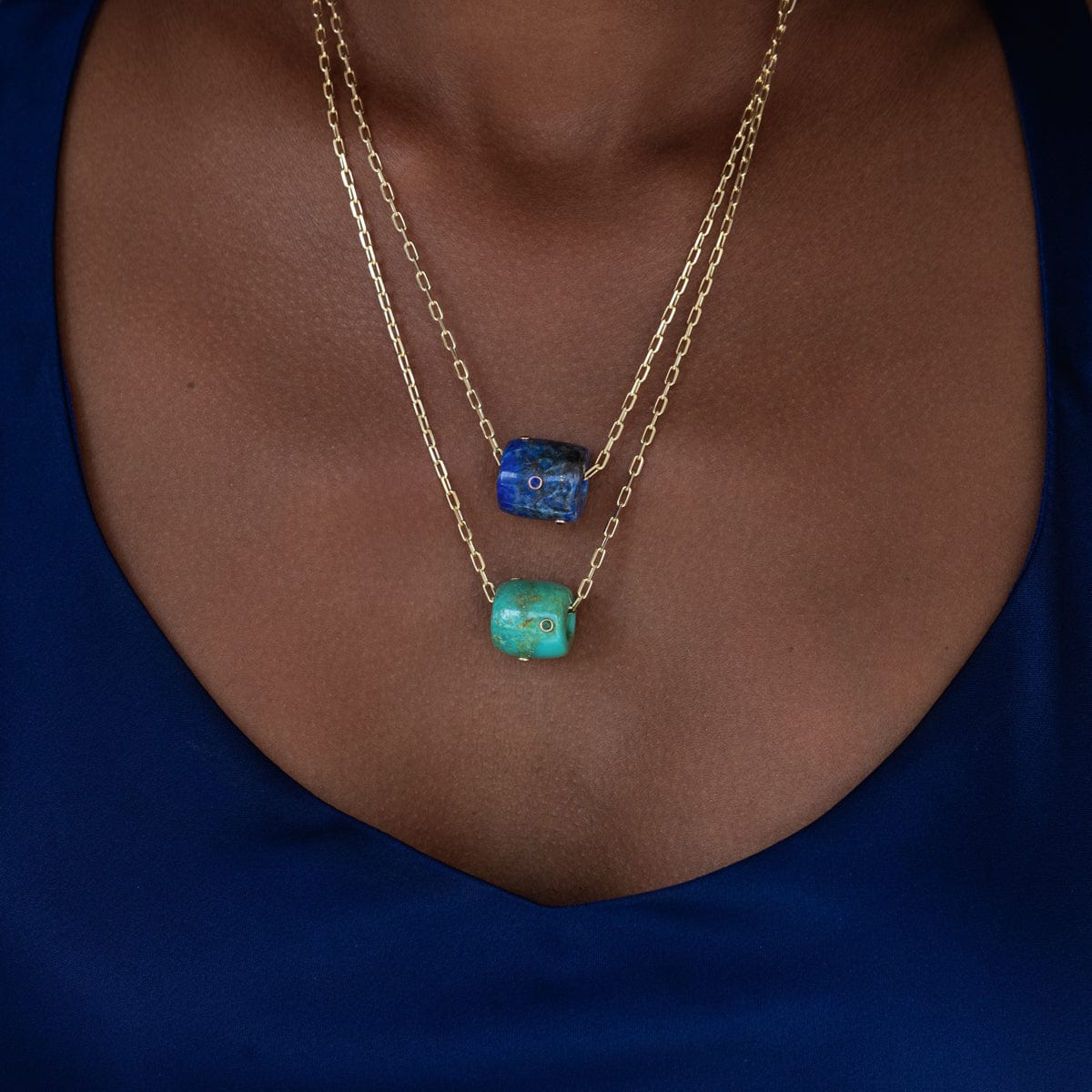 Turquoise Orbit Pendant Necklace - Handmade Boho Jewelry for Women - Perfect for Everyday Wear & Special Occasions