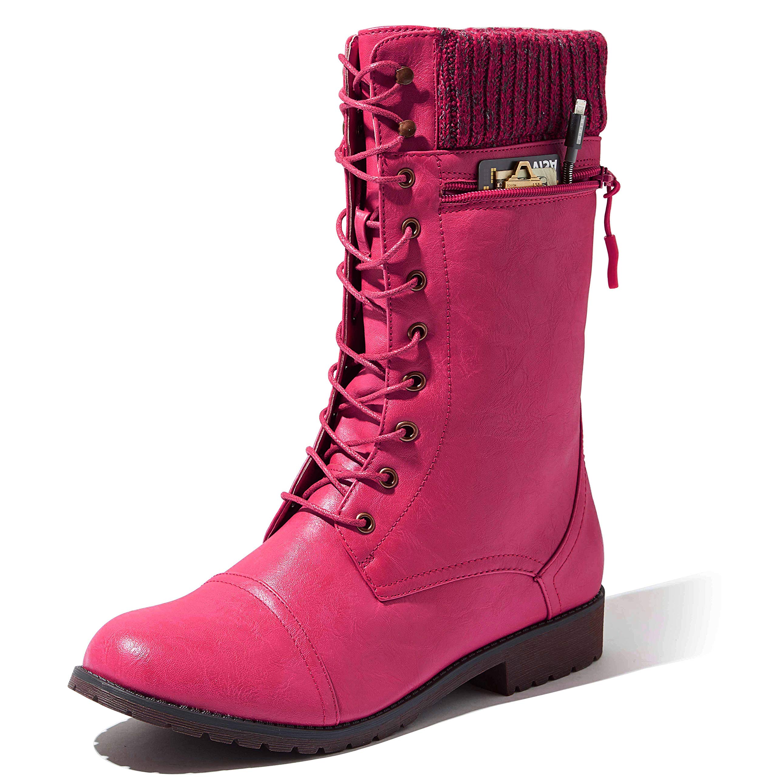 Women's Quilted Knit Ankle Booties with Credit Card Wallet Pocket - Stylish & Comfortable Daily Shoes for Work, Casual Outfits & Fall Fashion
