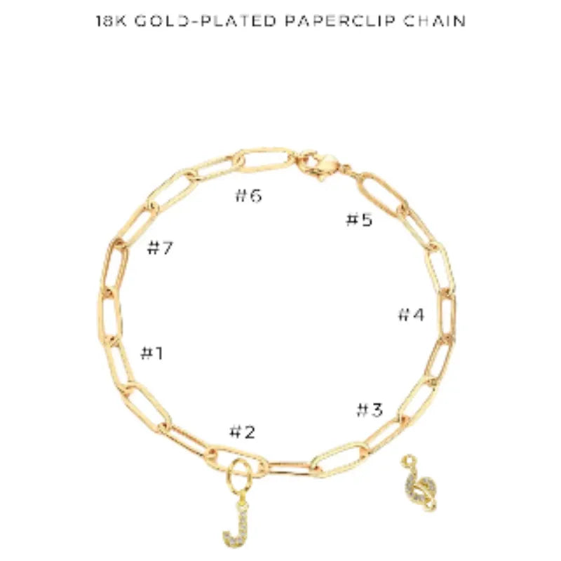 Elegant Charm Bracelet with Assorted Charms - Perfect for Gifts, Parties & Everyday Wear | $30.00
