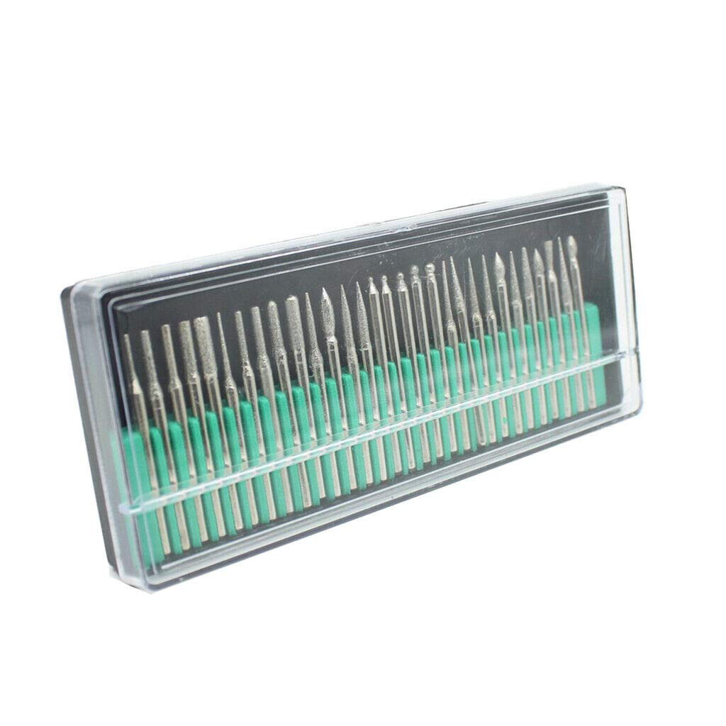 30PCS Electric Nail Drill Bits Set - Professional Manicure & Pedicure Grinding Heads for Acrylic, Gel, and Natural Nails - Perfect for Home Salon & Nail Art Enthusiasts